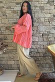 Santos Cotton Zahra Embroidered Smock Watermelon /6=